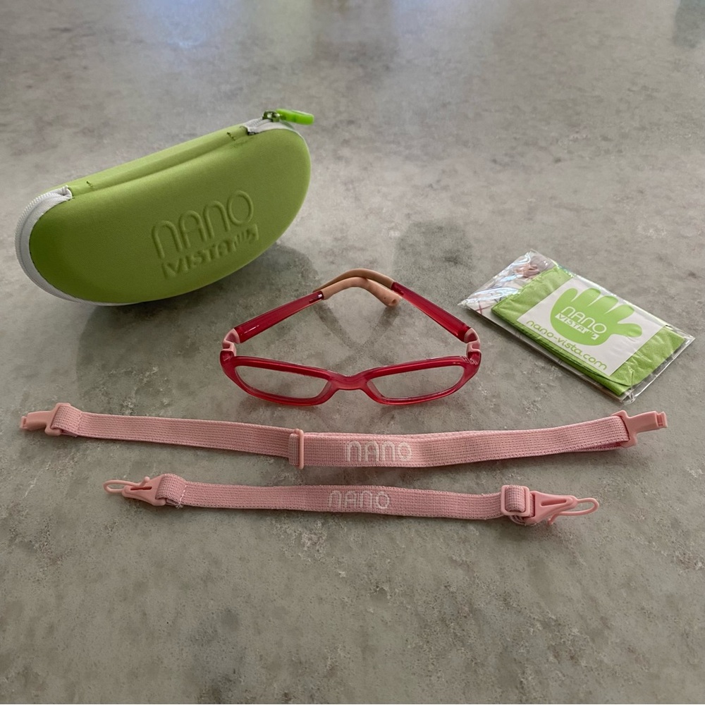 NanoVista Pink Eyeglasses - Replay 3-in-1 Style
